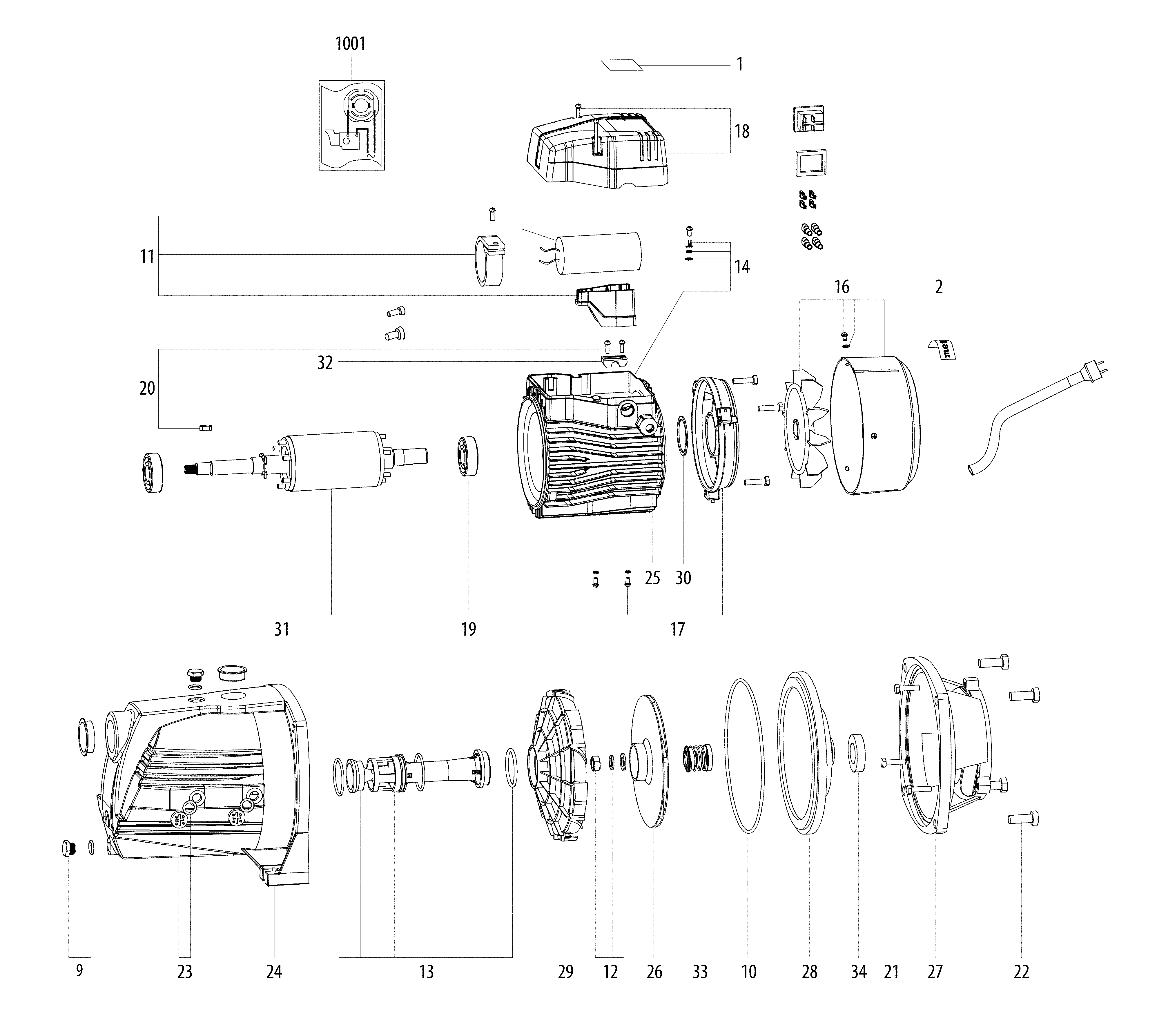 Насосы Metabo P 9000 G (00967000)