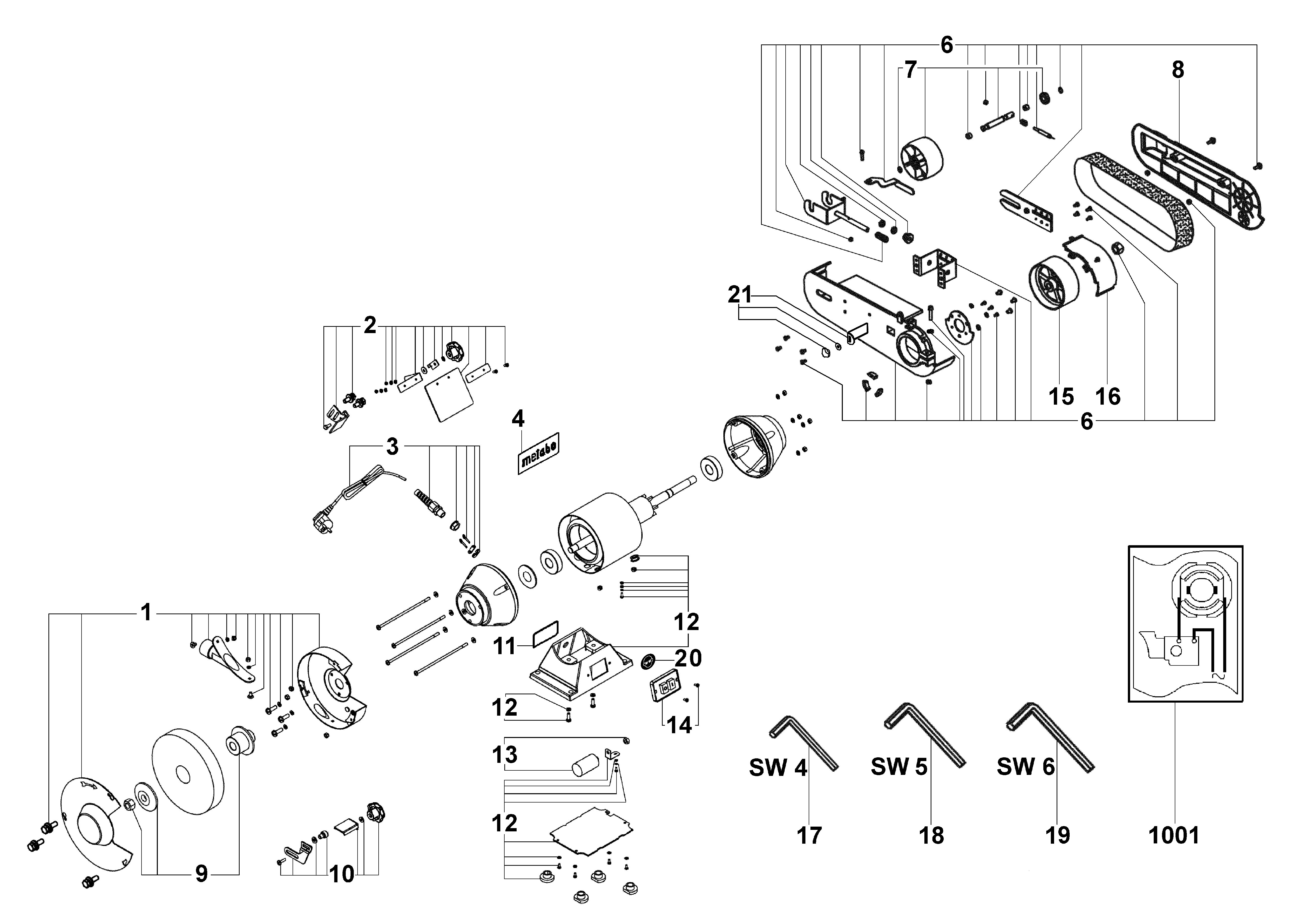 Настольные точила Metabo BS 175 (01750000)