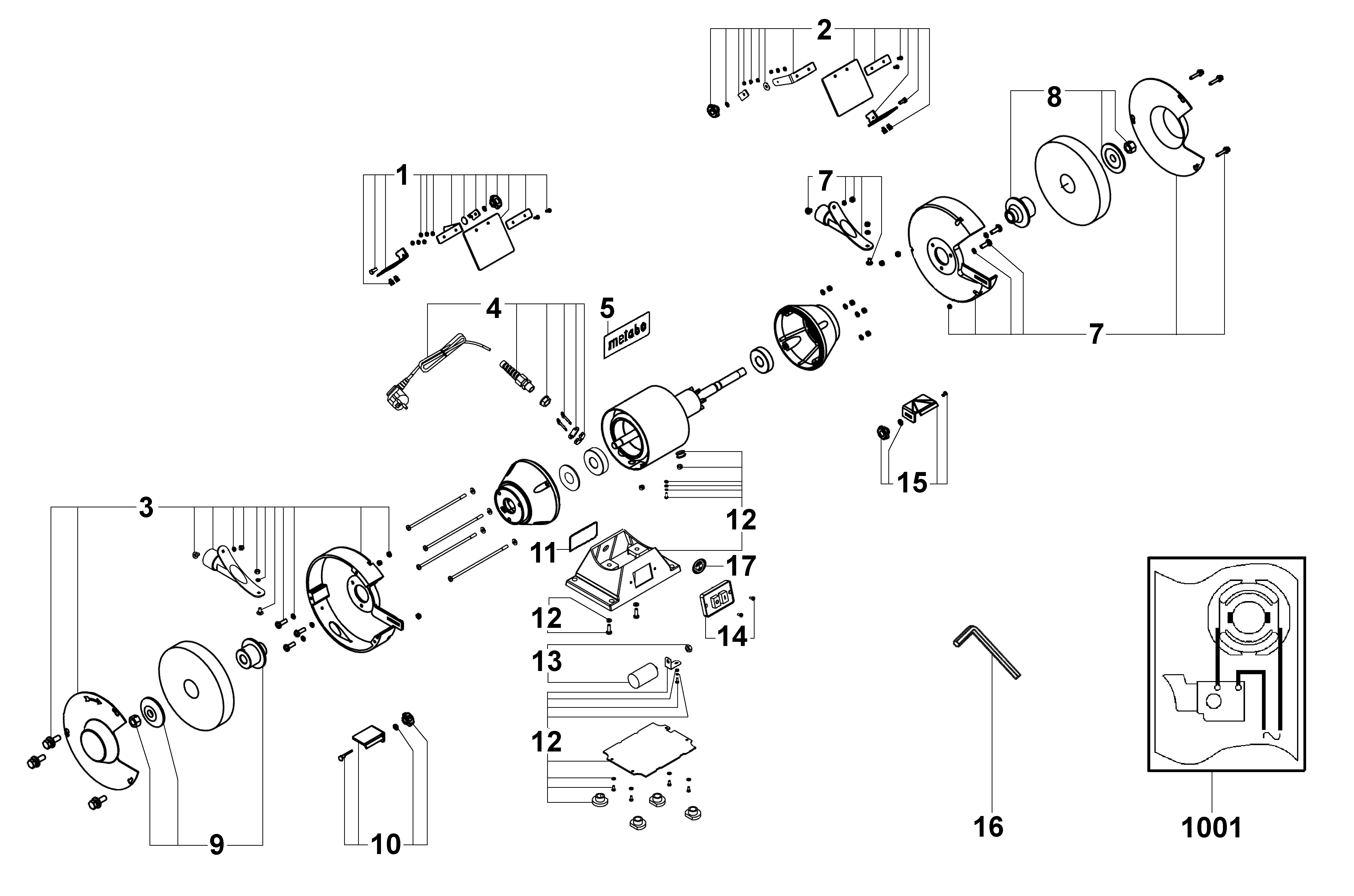 Настольные точила Metabo DS 200 (19200000)