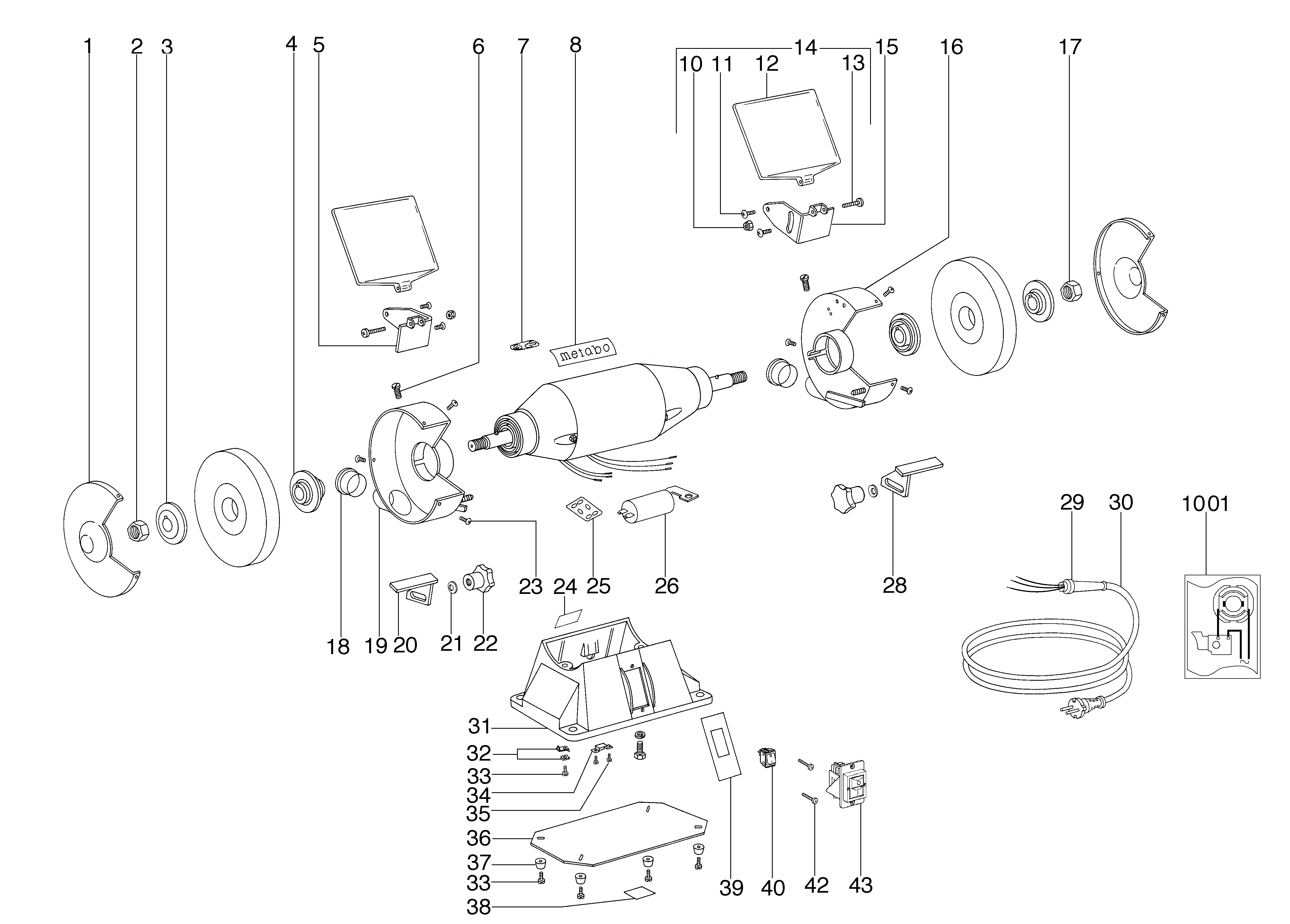 Настольные точила Metabo DS W 5175 (05175000)