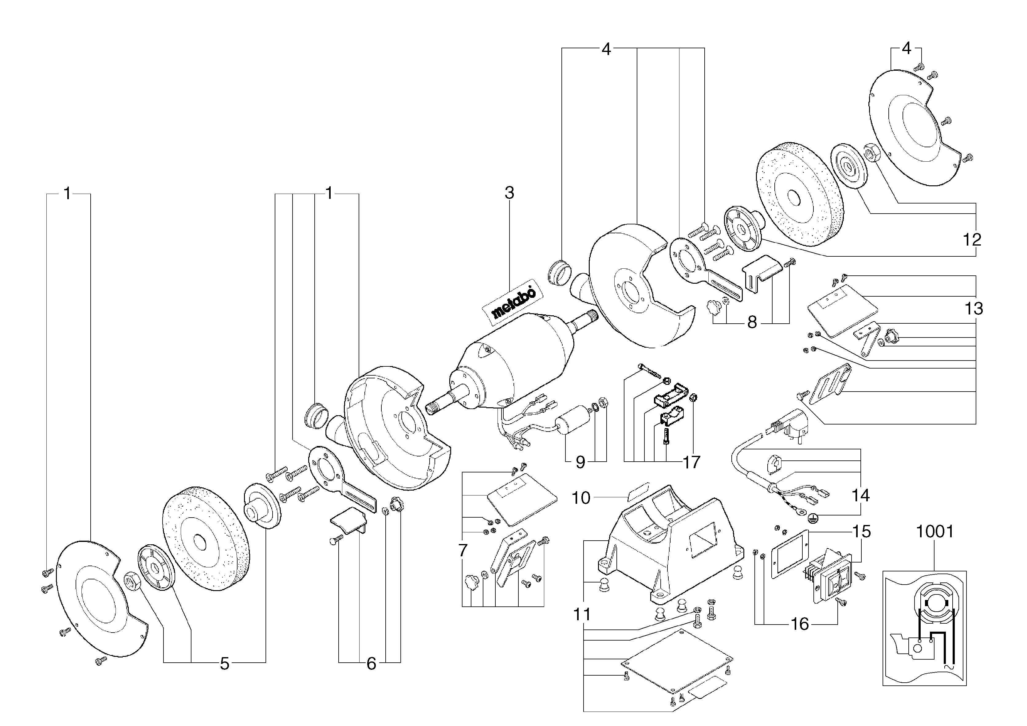 Настольные точила Metabo DS W 5175 (05175001)