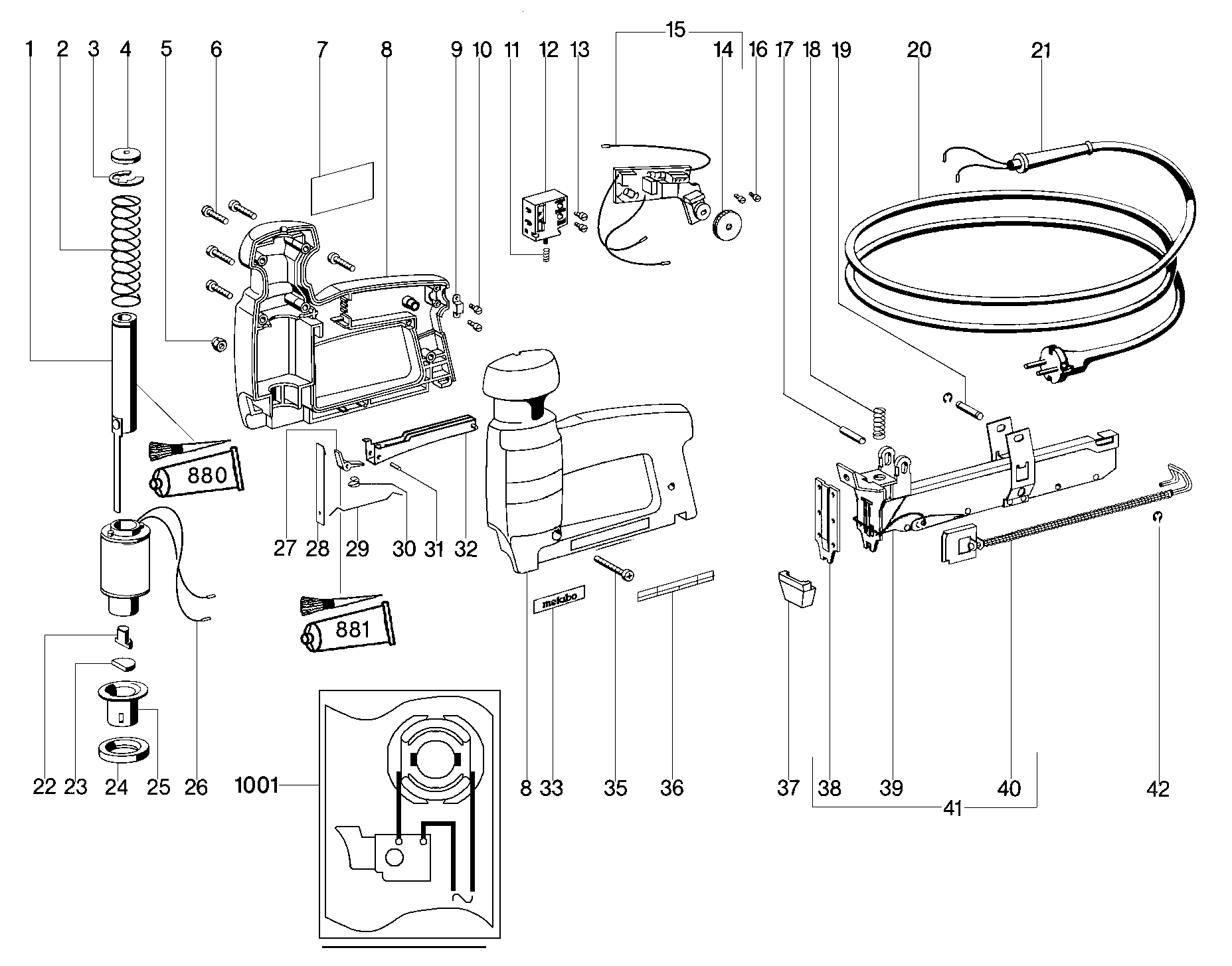 Степплеры Metabo TA E 3030 (03030002)