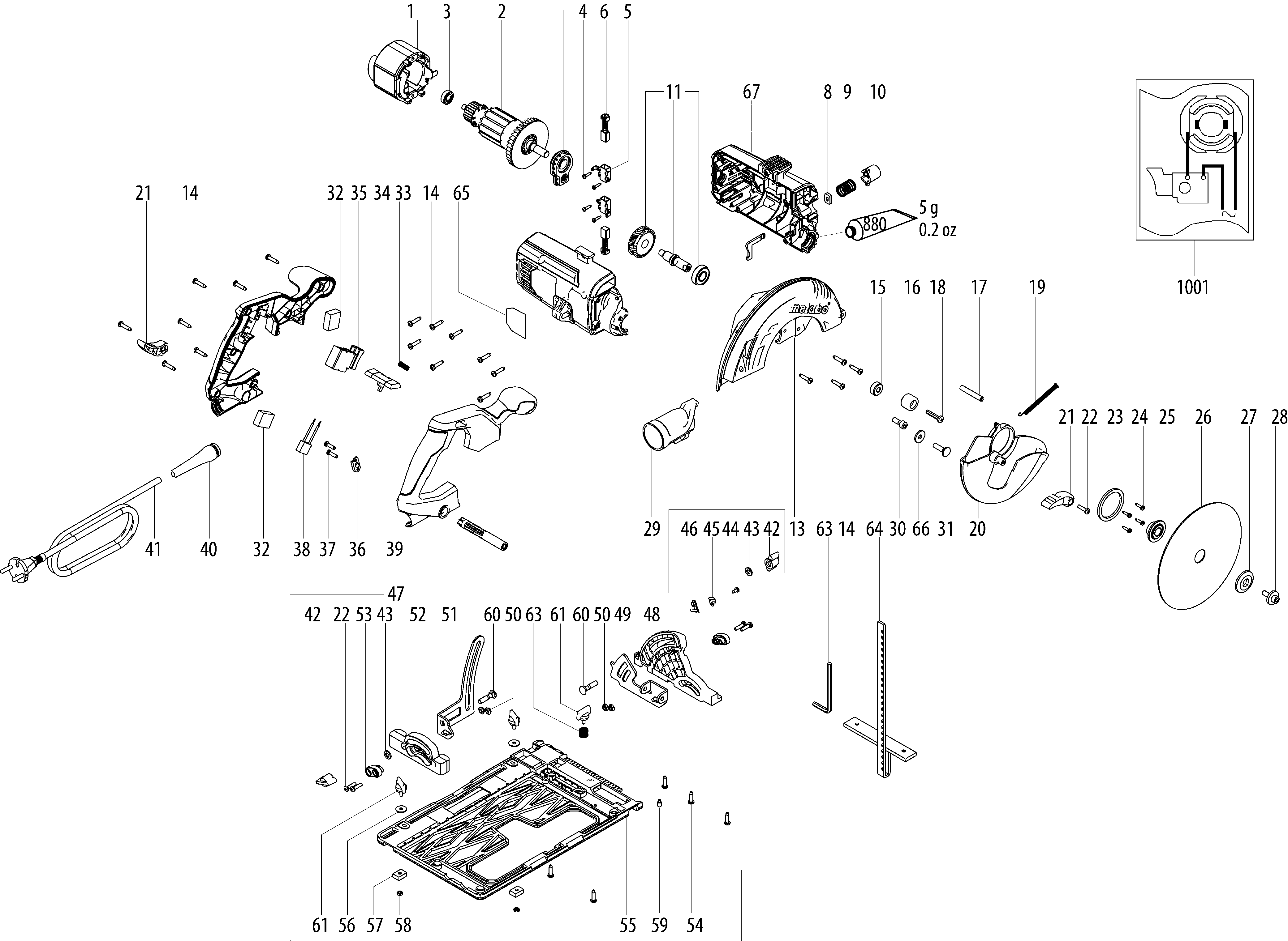 Циркулярные пилы Metabo KS 55 FS (00955000)