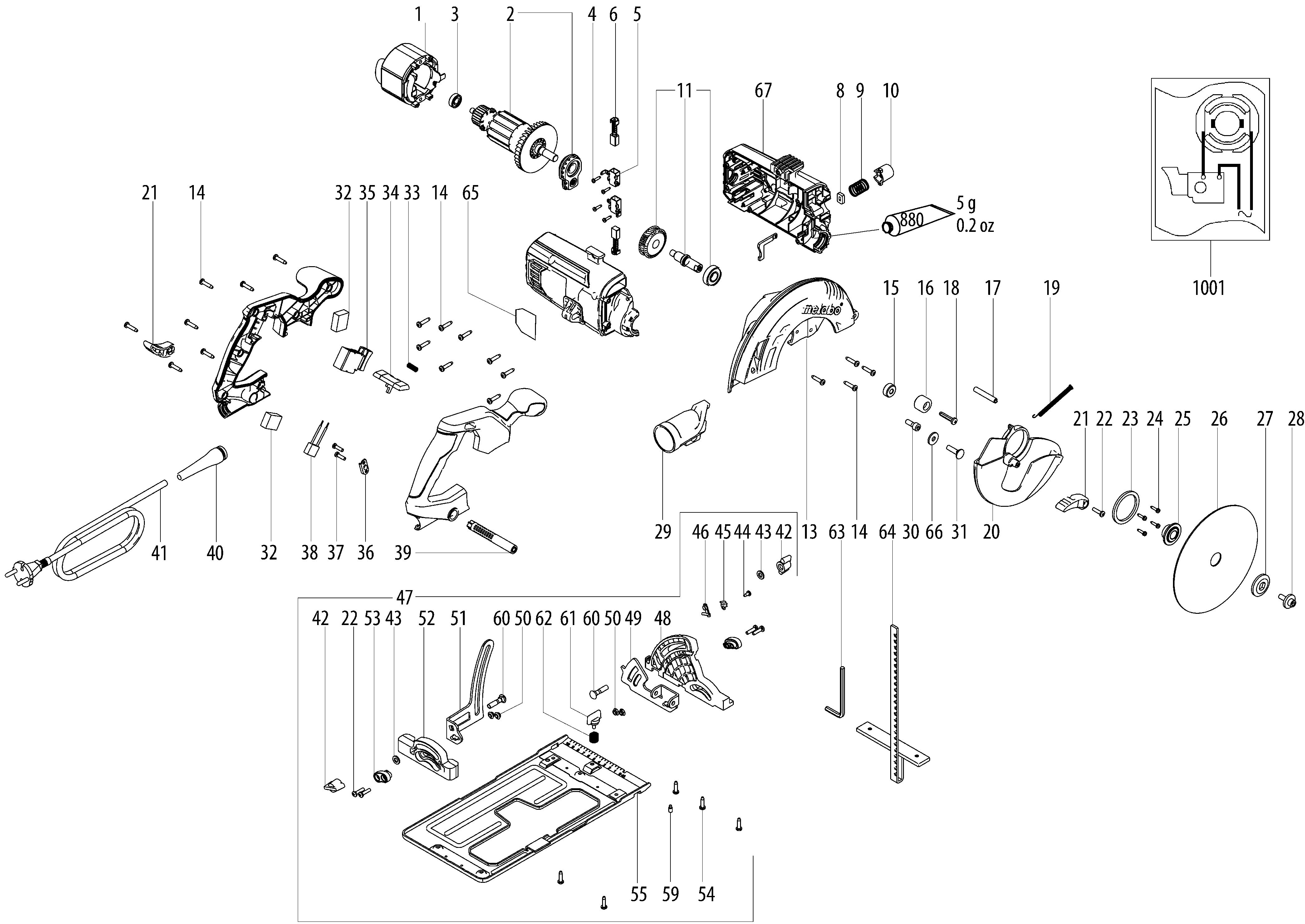 Циркулярные пилы Metabo KS 55 (00855000)