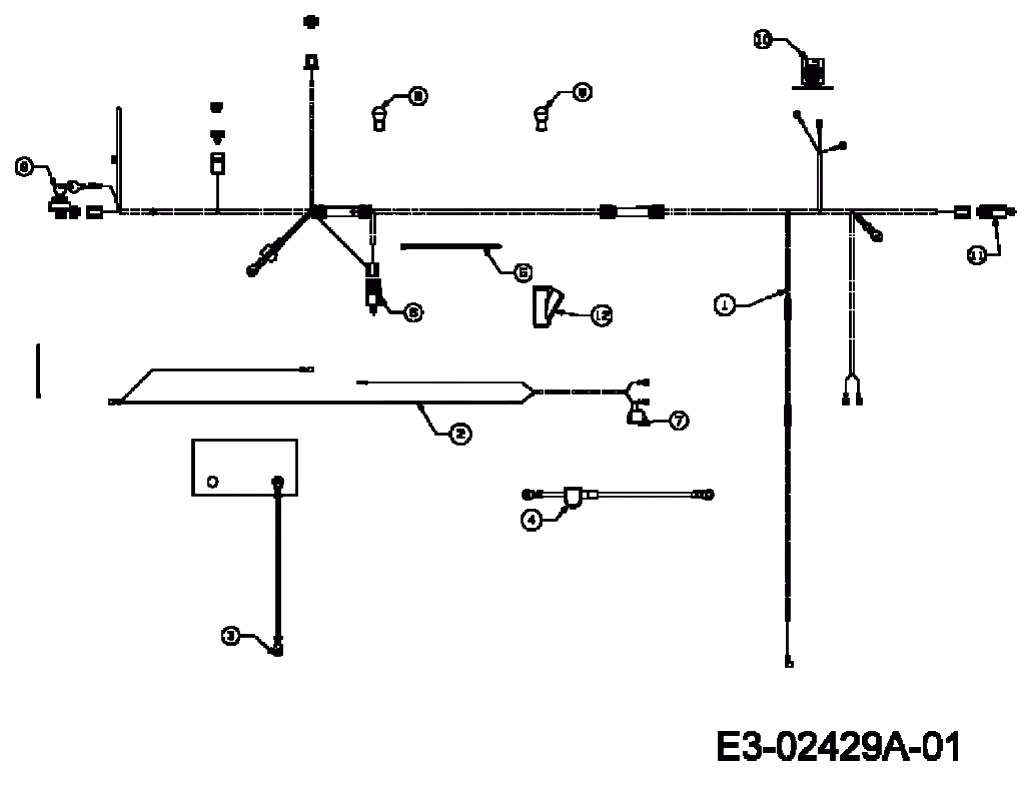 MTD Артикул 13D1458E622 (год выпуска 2006). Harness