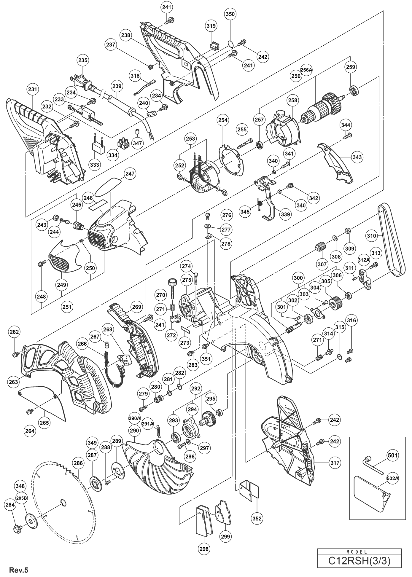 Торцовочная пила C12RSH Стр.3