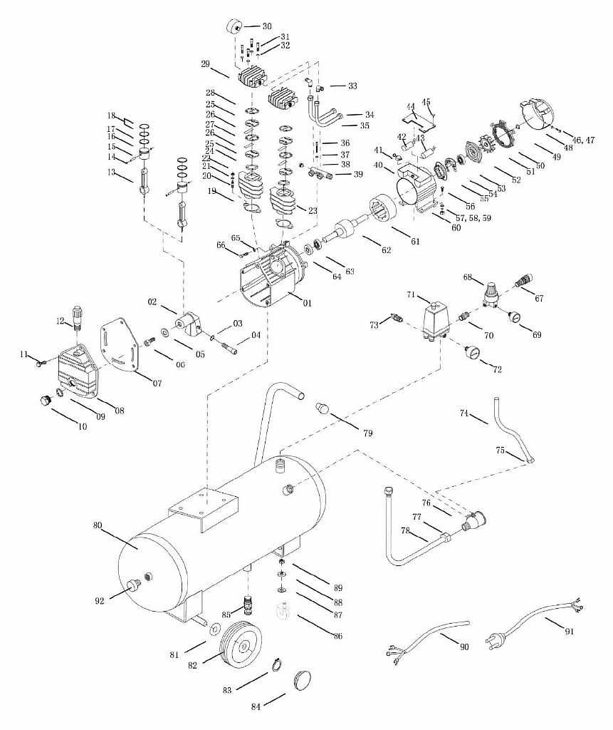 ЗАПЧАСТИ ДЛЯ КОМПРЕССОРА FUBAG VDC 400/100 CM3 (29838185)