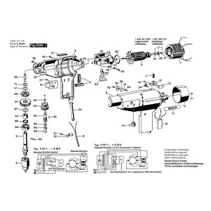 для дрели Bosch E 20 S 220 V 0603121103, деталировка 1