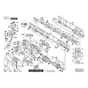 для отбойного молотка Bosch PBH 2R 230 V 0603295703, деталировка 1