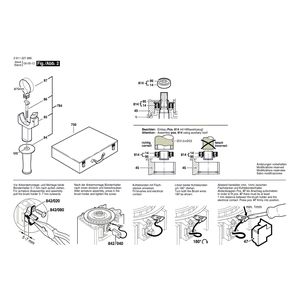 для перфоратора Bosch PBH 380 230 V 0611227999, деталировка 2