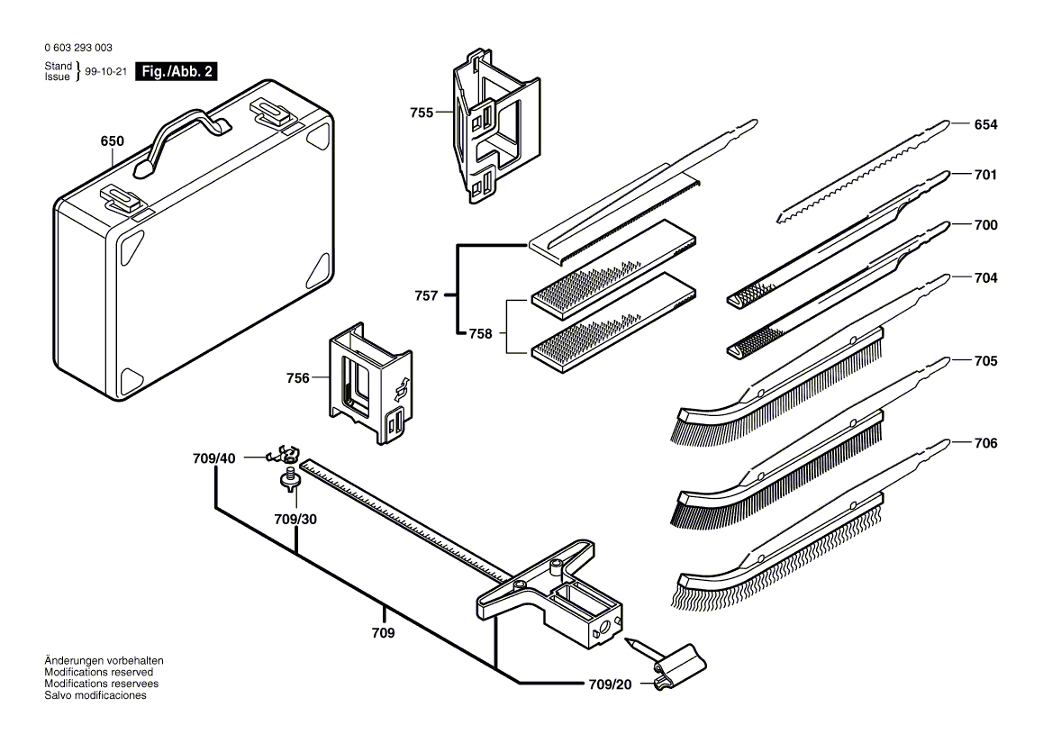 Для мульти-пилы Bosch PMS 400 230 V 0603293003, деталировка 2