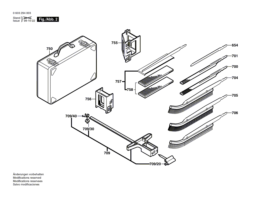 Для мульти-пилы Bosch PMS 400 P 230 V 0603294003, деталировка 2