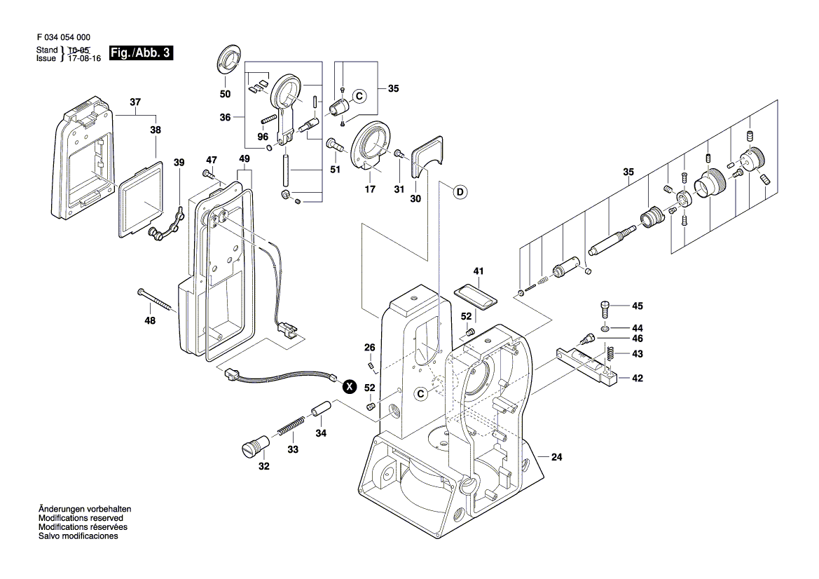 для телескопа Bosch 56-DGT10 F034K543N0, деталировка 3