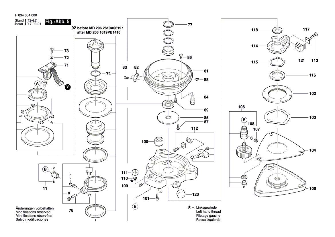 для телескопа Bosch 56-DGT10 F034K543N0, деталировка 5