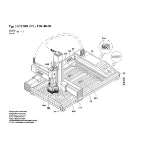 для фрезера Bosch FBZ 40-30 230 V 0603970703, деталировка 2