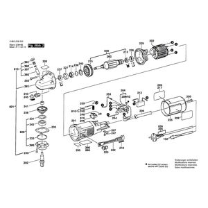 для фрезера для шпунтовых стыков Bosch PSF 22 220 V 0603228003, деталировка 2