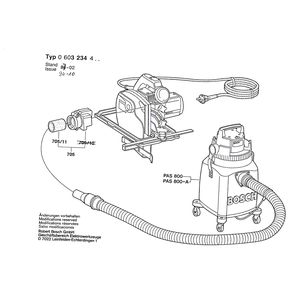 для ручной циркуляной пилы Bosch PKS 65 220 V 0603234403, деталировка 2