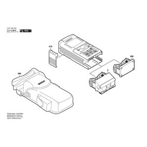 для лазерного дальномера Bosch DLE 150 CONNECT 0601098503, деталировка 1