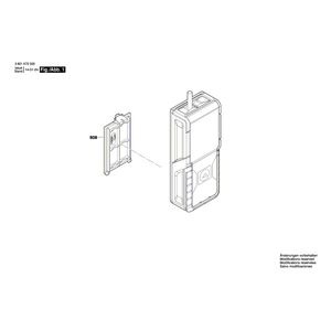 для лазерного дальномера Bosch GLM 30 3601K72500, деталировка 1