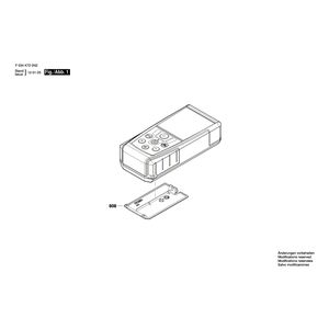 для лазерного дальномера Bosch RF5 F034K720N2, деталировка 1