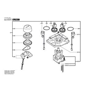 для лазерного нивелира Bosch 3185 Kieboom F034K6160D, деталировка 2