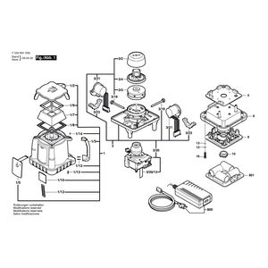 для лазерного нивелира Bosch PAL-850H Profile F034K61603, деталировка 1