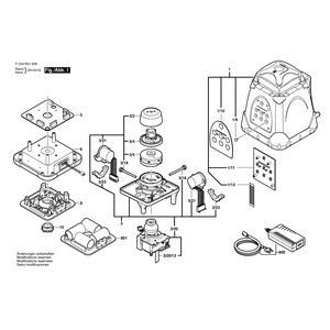 для лазерного нивелира Bosch PLP-180 Profile F034K6160V, деталировка 1