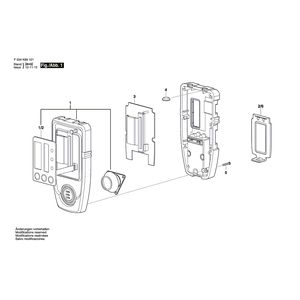 для лазерного приемника Bosch RD5 F034K690N9, деталировка 1