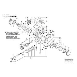 для оптического нивелира Bosch GOL 20 D 3601K68400, деталировка 1