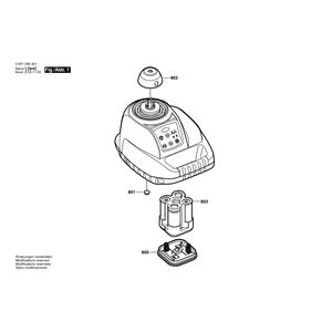 для строительного лазера Bosch BL 130 I 0601096401, деталировка 1