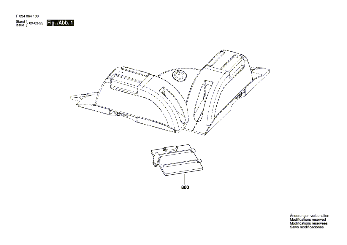 для строительного лазера Bosch LM2 F034064101, деталировка 1