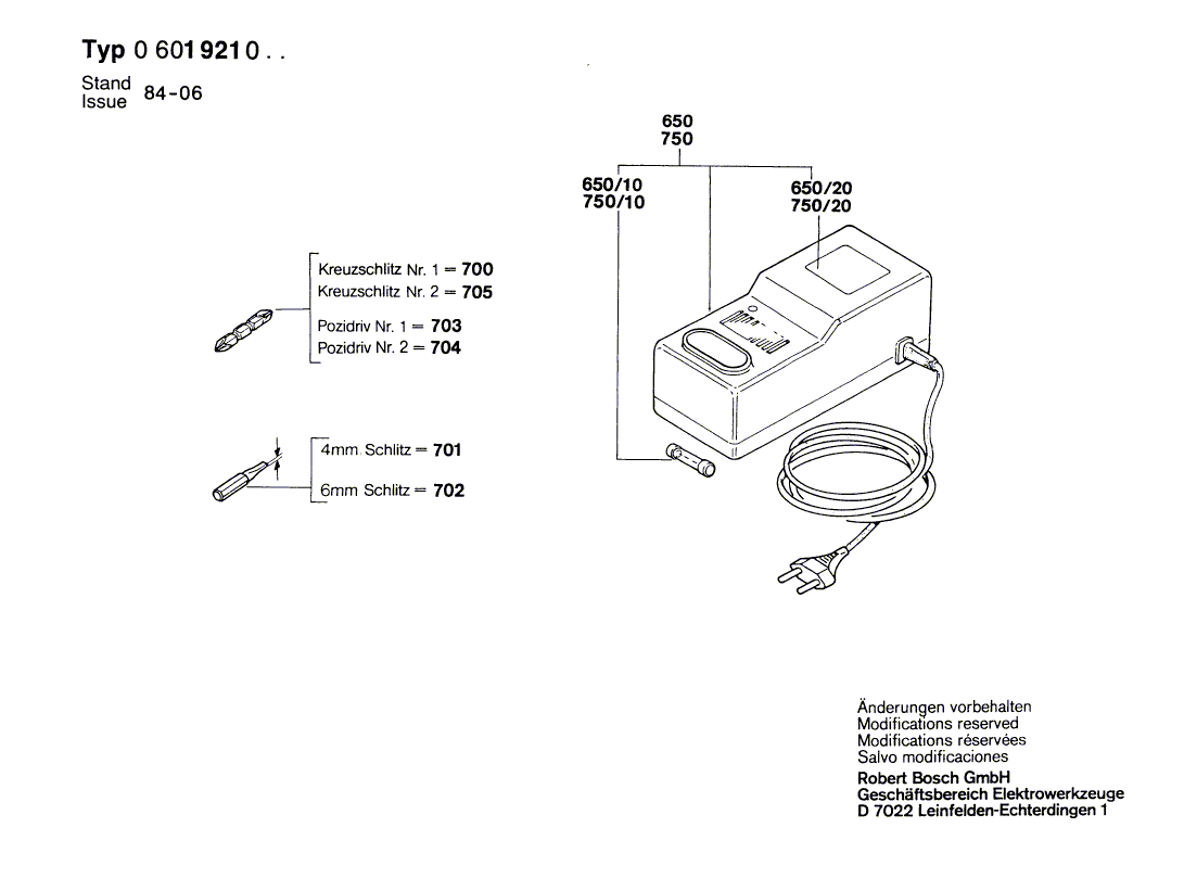 для аккумуляторного шуруповерта Bosch GBR 7,2 V 7.2 V 0601921023, деталировка 2