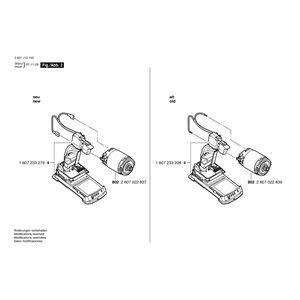 для аккумуляторного шуруповерта Bosch GSR 36 V-LI 36 V 3601J12100, деталировка 2