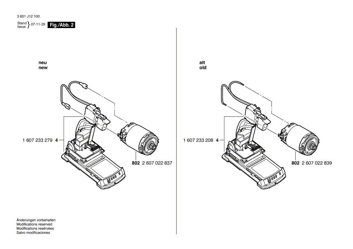 для аккумуляторного шуруповерта Bosch GSR 36 V-LI 36 V 3601J12100, деталировка 2