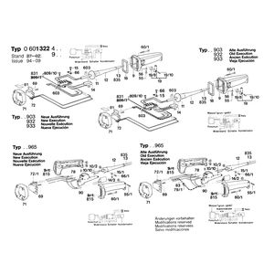 для дрели Bosch 220 V 0601322403, деталировка 3