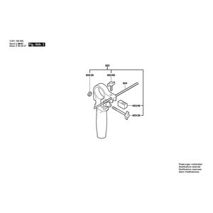 для дрели Bosch GBM 13-2 RE 230 V 0601169560, деталировка 2