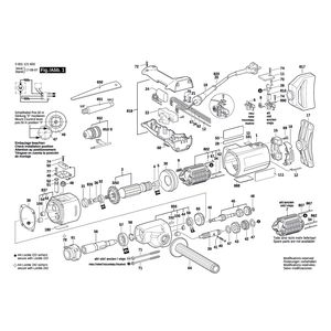 для дрели Bosch GBM 23-2 E 220 V 0601121603, деталировка 1