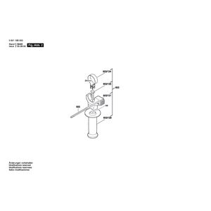 для ударной дрели Bosch GSB 20-2 230 V 060119B003, деталировка 2