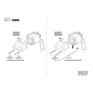 для ударной дрели Bosch GSB 22-2 RE 230 V 0601146403, деталировка 2