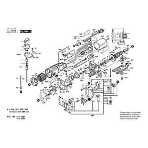 для электролобзика Bosch GST 500 PE 230 V 0601584A03, деталировка 1