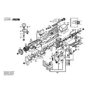 для электролобзика Bosch GST 60 P 220 V 0601582103, деталировка 1