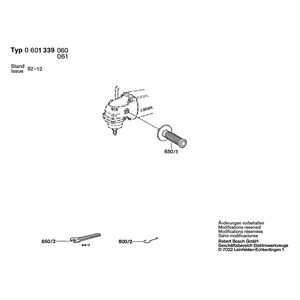 для машины мокрого шлифования Bosch 220 V 0601339061, деталировка 2