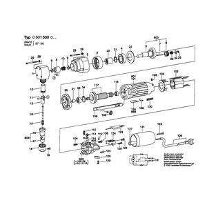 для высечных ножниц Bosch 220 V 0601530003, деталировка 1