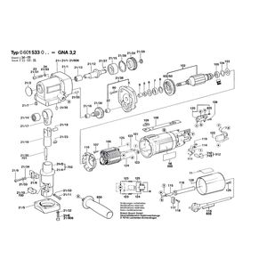 для высечных ножниц Bosch GNA 3,2 220 V 0601533003, деталировка 1