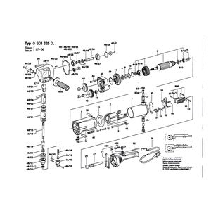 для высечных ножниц Bosch HV 79 220 V 0601525003, деталировка 1