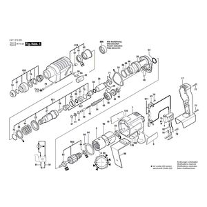 для аккумуляторного отбойного молотка Bosch GBH 24 V 24 V 0611213003, деталировка 1