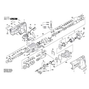 для перфоратора Bosch GBH 18V-26D 18 V 3611J16000, деталировка 1