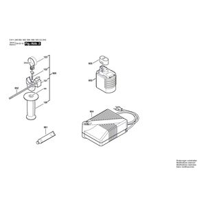 для перфоратора Bosch GBH 24 VFR 24 V 0611246503, деталировка 2