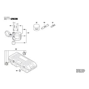 для отбойного молотка Bosch GSH 16-28 230 V 3611C35000, деталировка 2