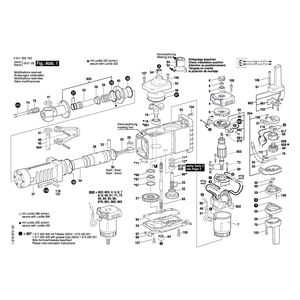 для отбойного молотка Bosch GSH 27 230 V 0611304103, деталировка 1